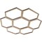 Ekena Millwork Florin Wood Fretwork Pierced Ceiling Medallion, Birch, 16"OD x 5 5/8"ID x 3/8"T CMWP16X16X0375FOBI - alternate 2